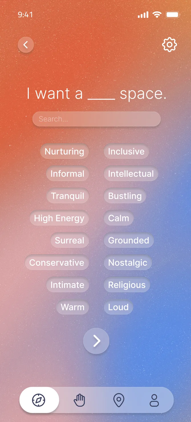Clair customize screen
